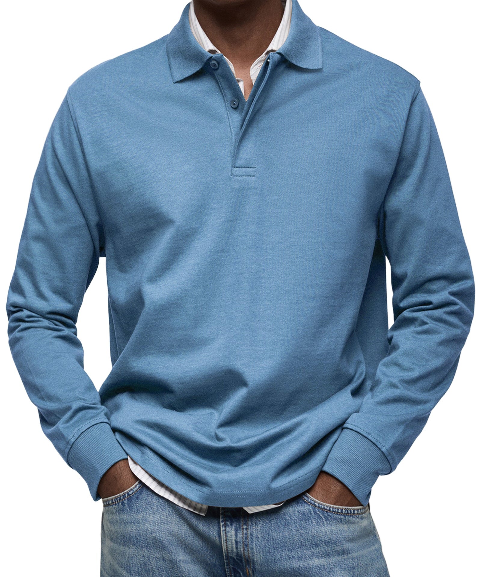 Matyáš – Polo Luxuoso com Mangas Longas