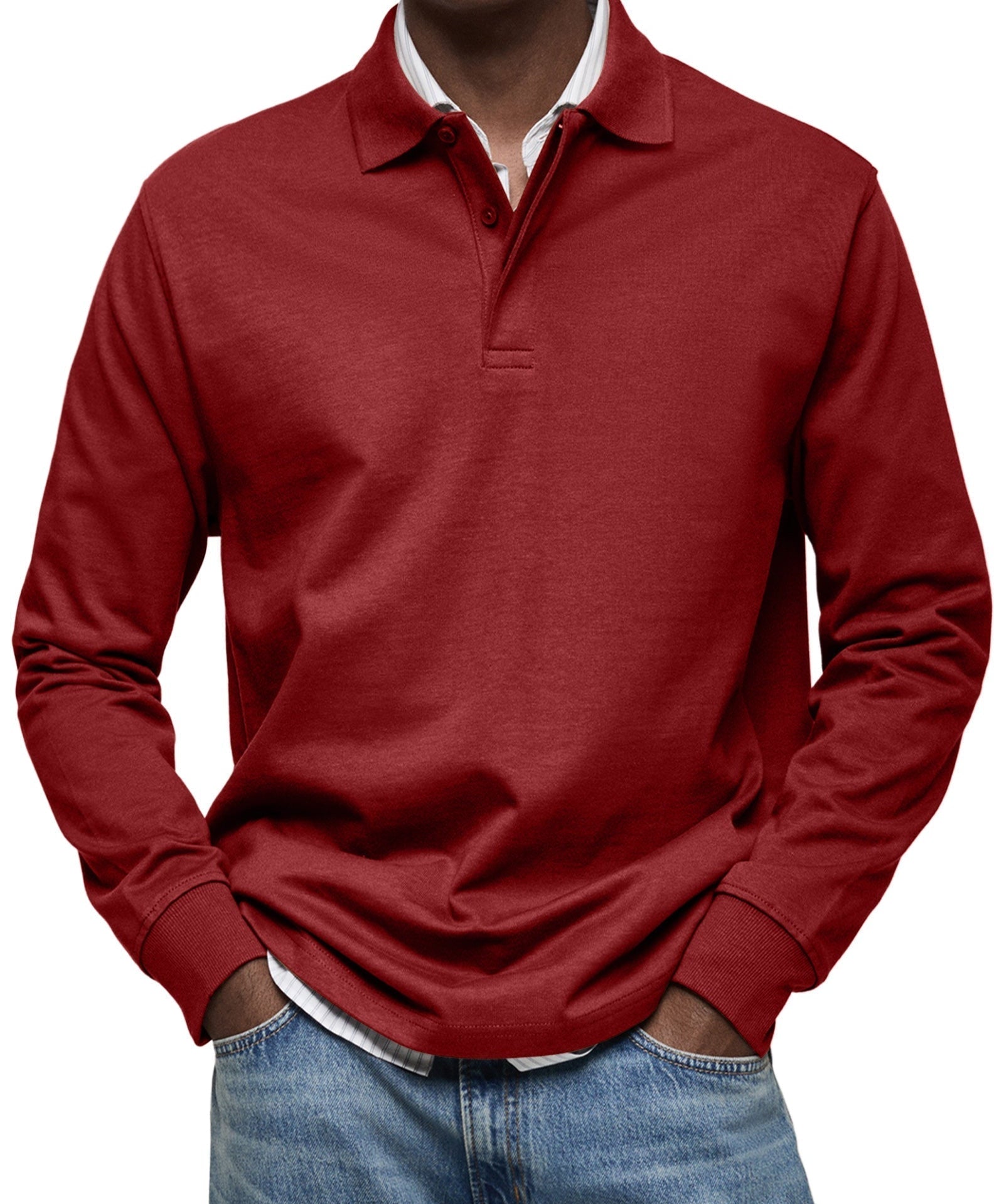 Matyáš – Polo Luxuoso com Mangas Longas