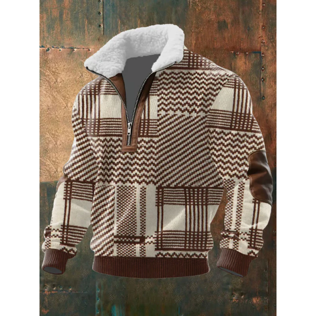 Václav - Sweater com gola forrada a pele
