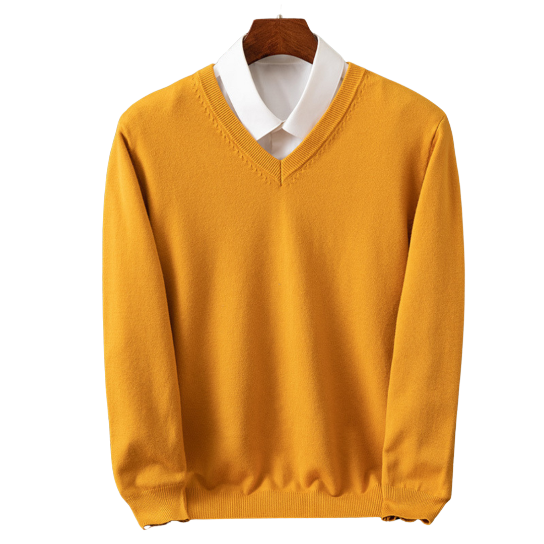 Adam - Pullover de caxemira com decote em V