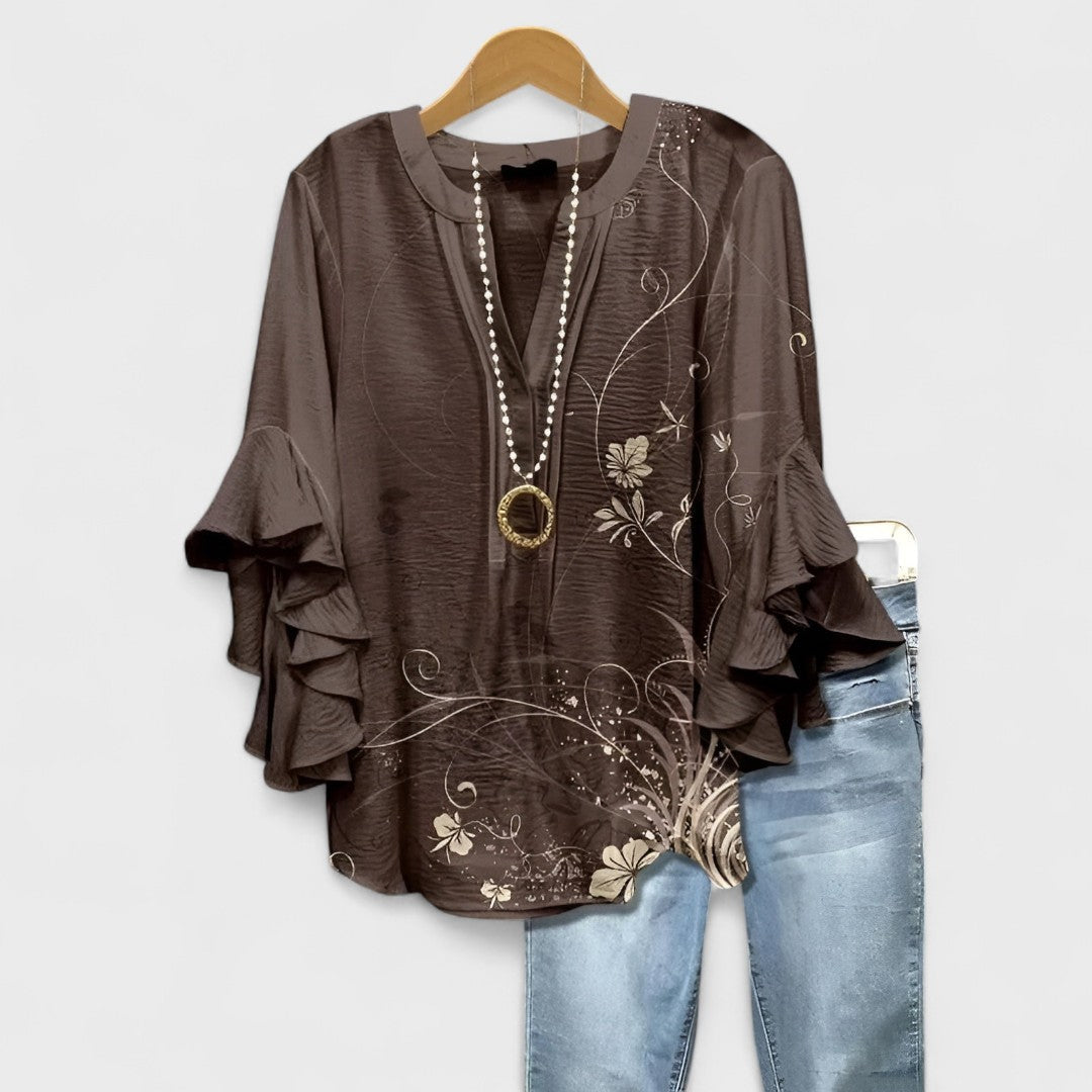 Elisabet - Blusa Casual de Verão
