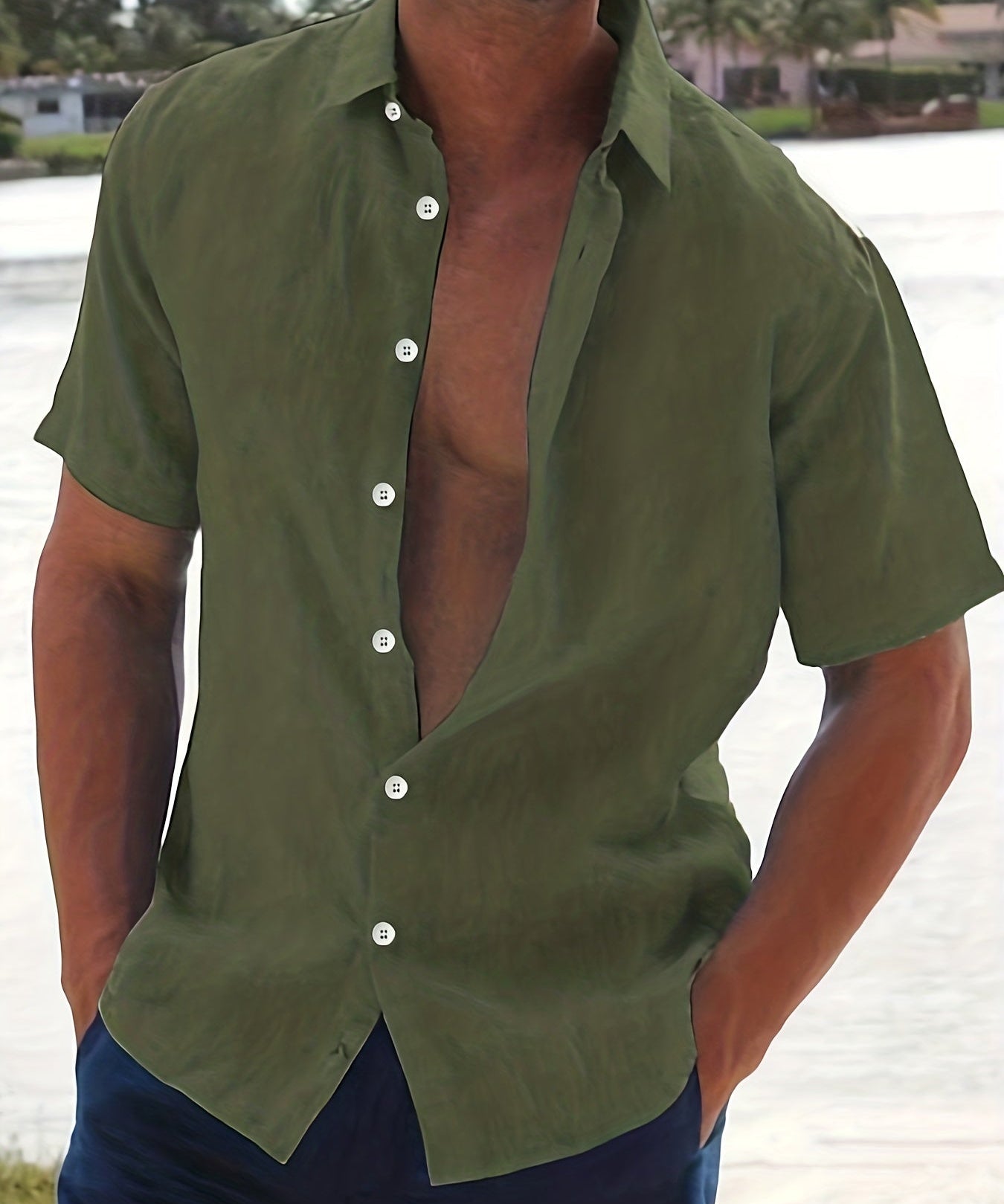 Tomáš – Camisa de Manga Curta para Homens