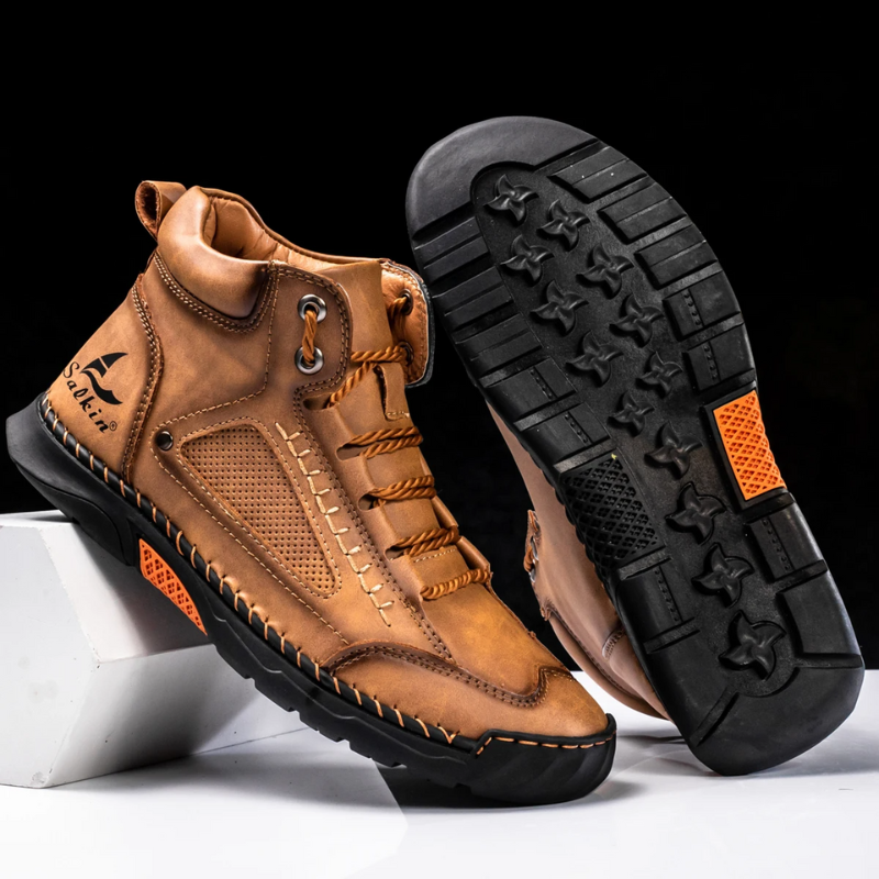 Marek – St. Moritz Botas de Couro de Cano Alto
