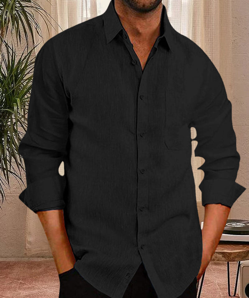 Tomáš – Camisa Masculina de Manga Longa