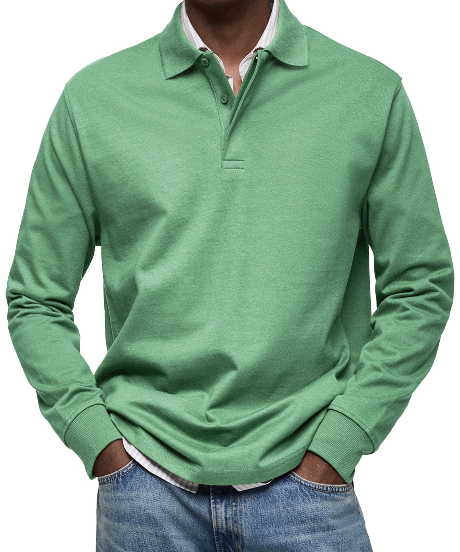 Matyáš – Polo Luxuoso com Mangas Longas