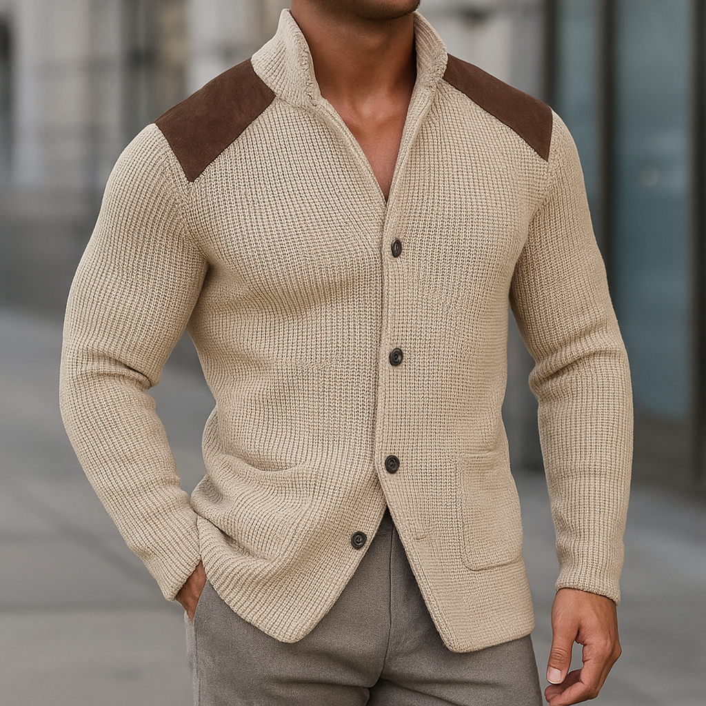 SILVORO - BLAZER EM MALHA TEXTURADA
