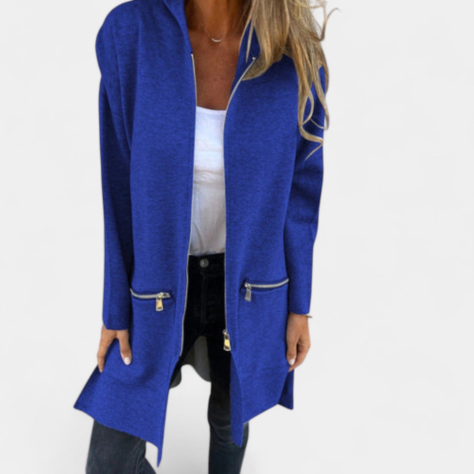 Tereza – Casaco de sweatshirt feminino com capuz