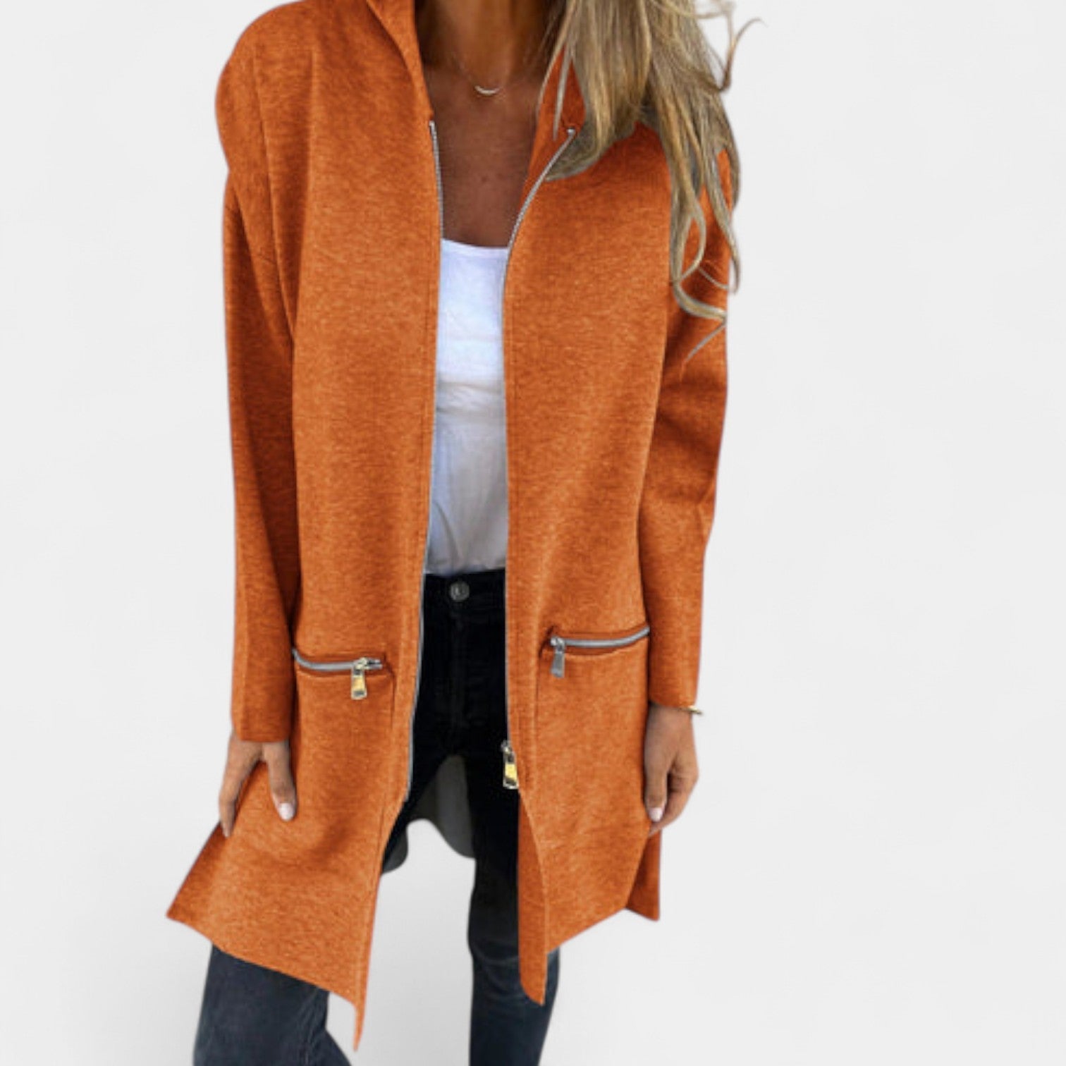 Tereza – Casaco de sweatshirt feminino com capuz