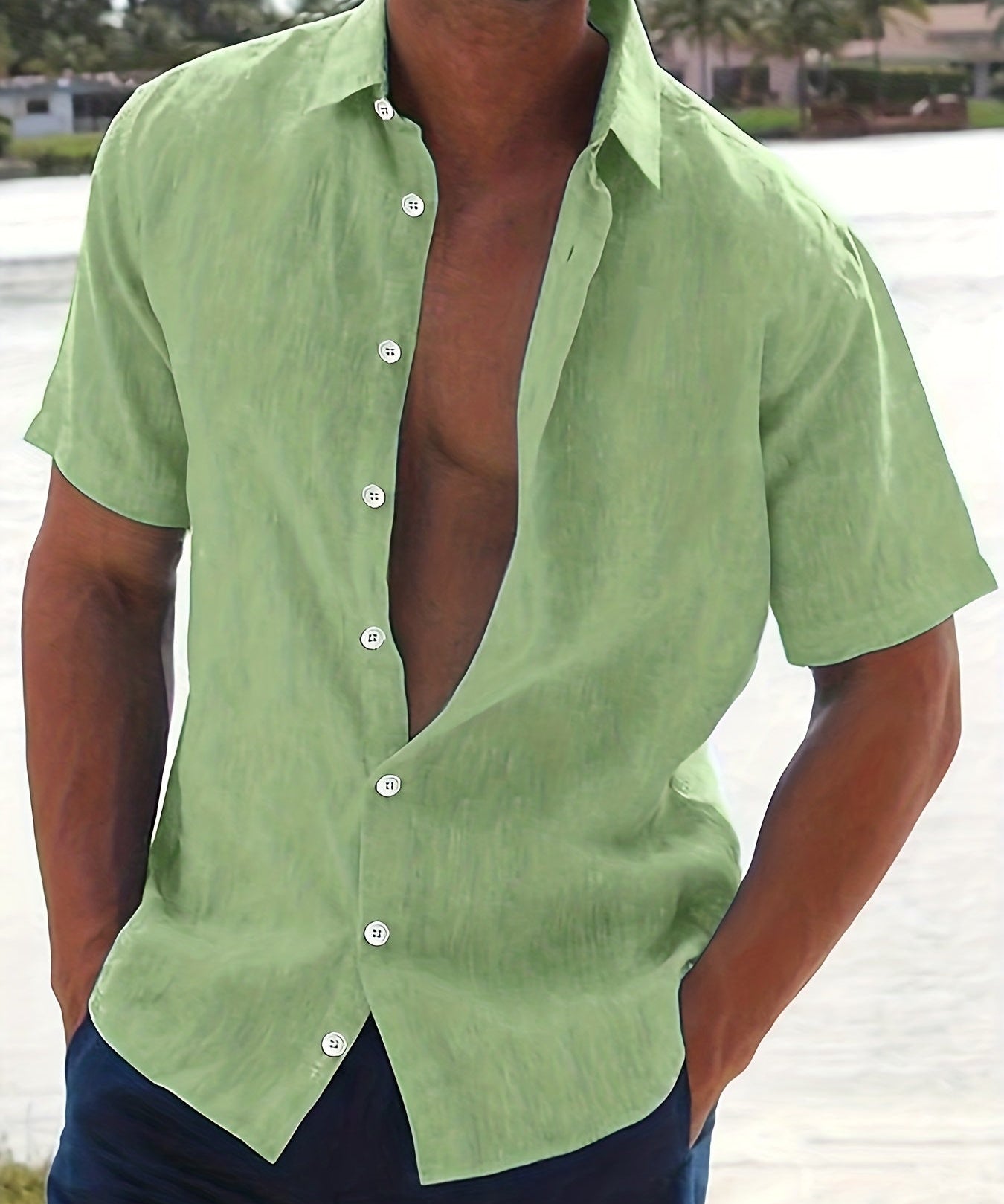 Tomáš – Camisa de Manga Curta para Homens