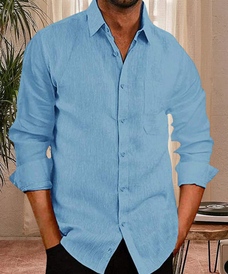 Tomáš – Camisa Masculina de Manga Longa