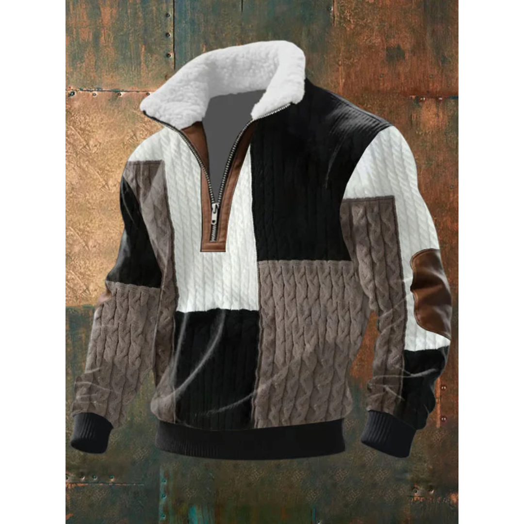 Václav - Sweater com gola forrada a pele