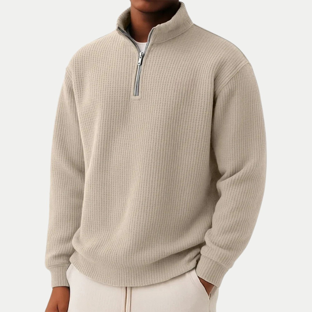 Martin – Sweater de Malha Atemporal com Zíper