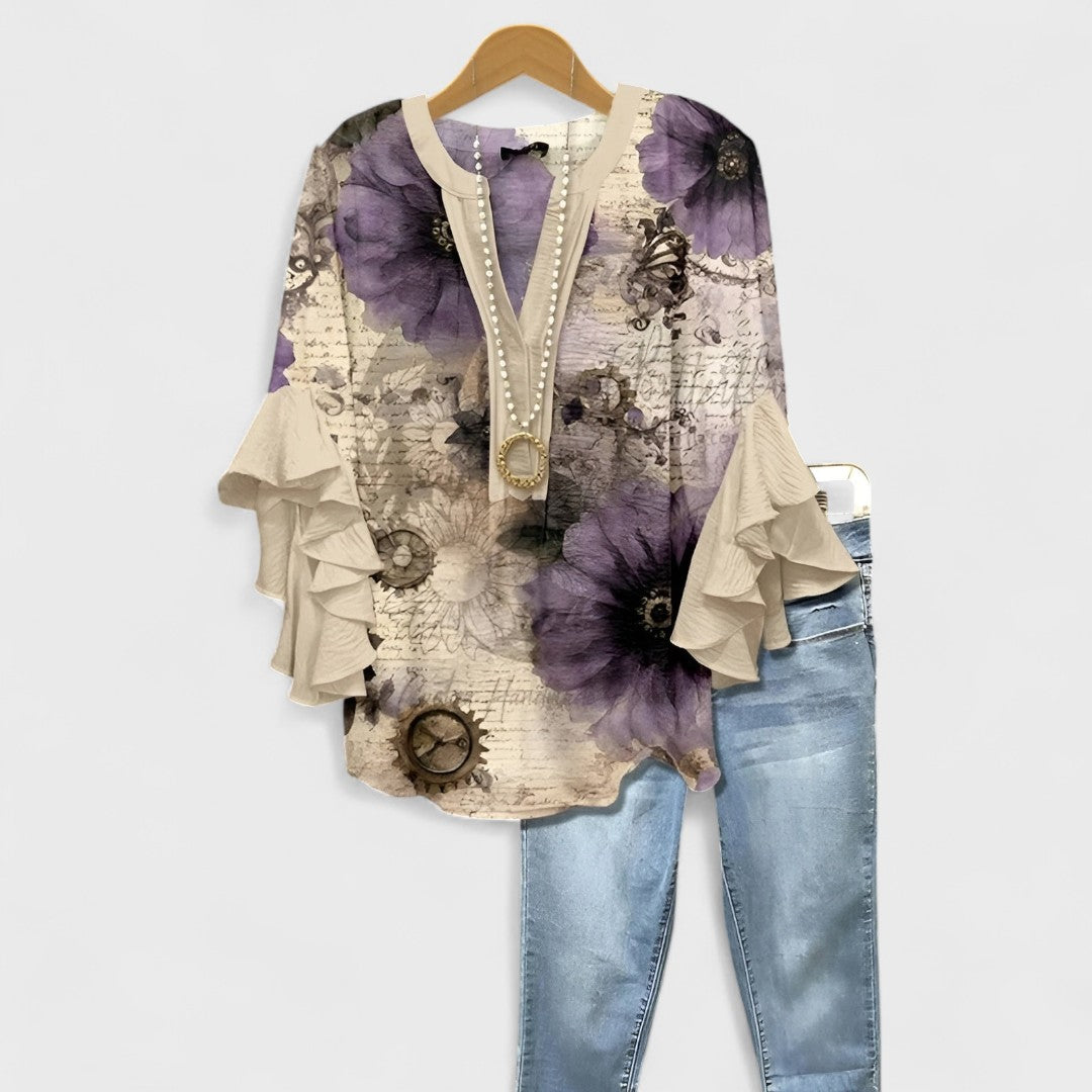 Elisabet - Blusa Casual de Verão