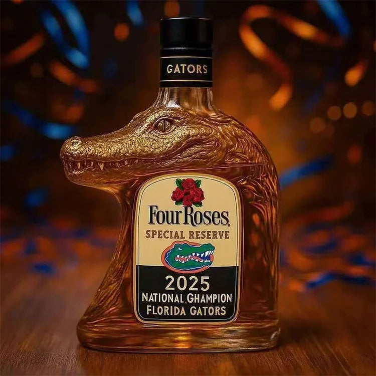 Carafe de whisky em forma de crocodilo