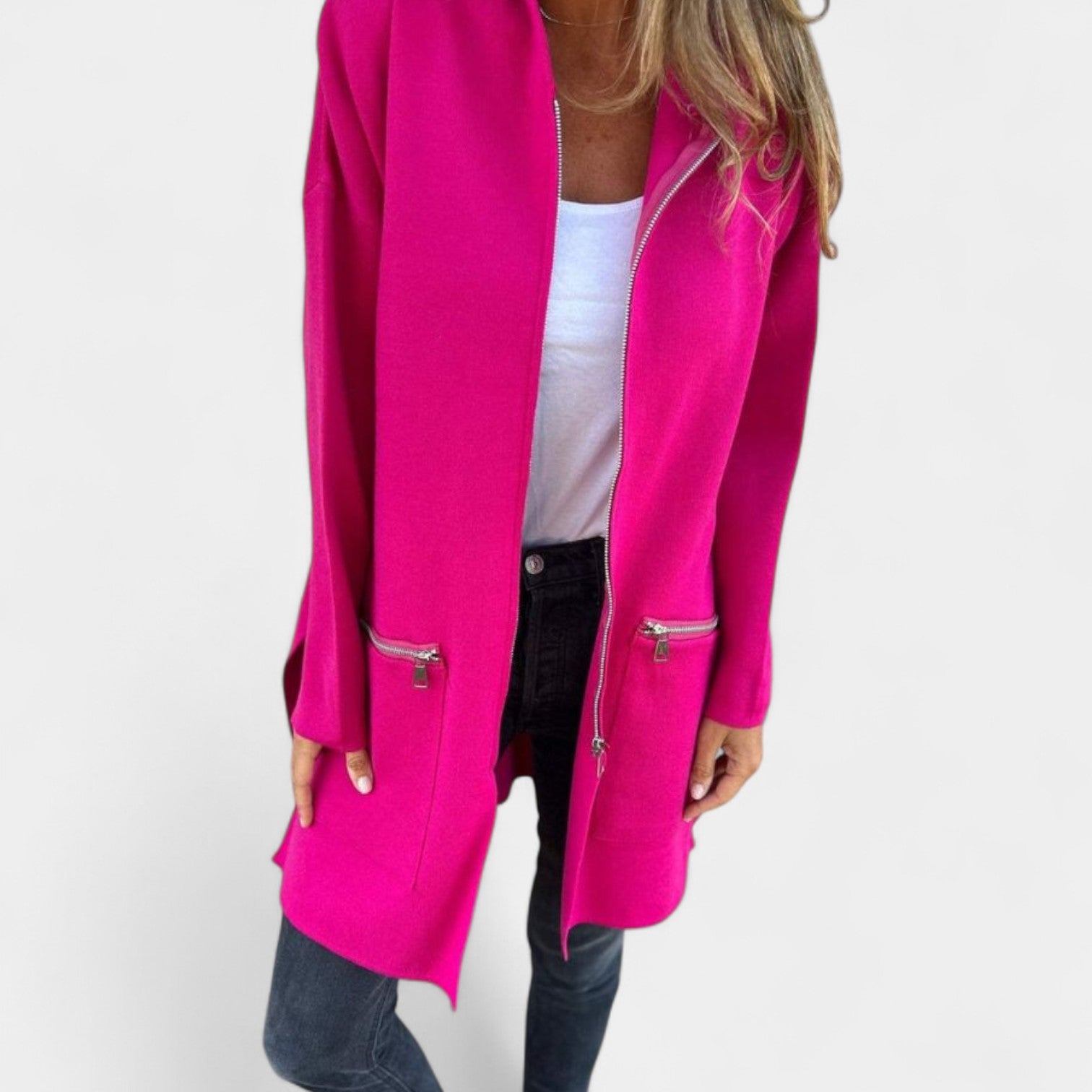 Tereza – Casaco de sweatshirt feminino com capuz