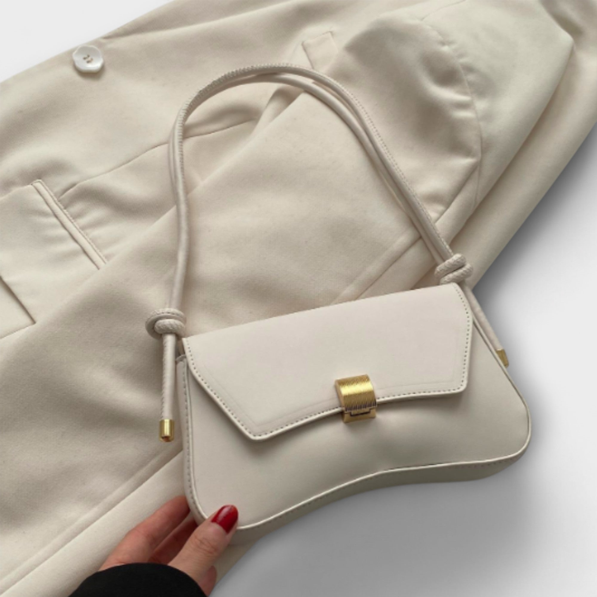Cécile. - Bolsa Vintage com Aba
