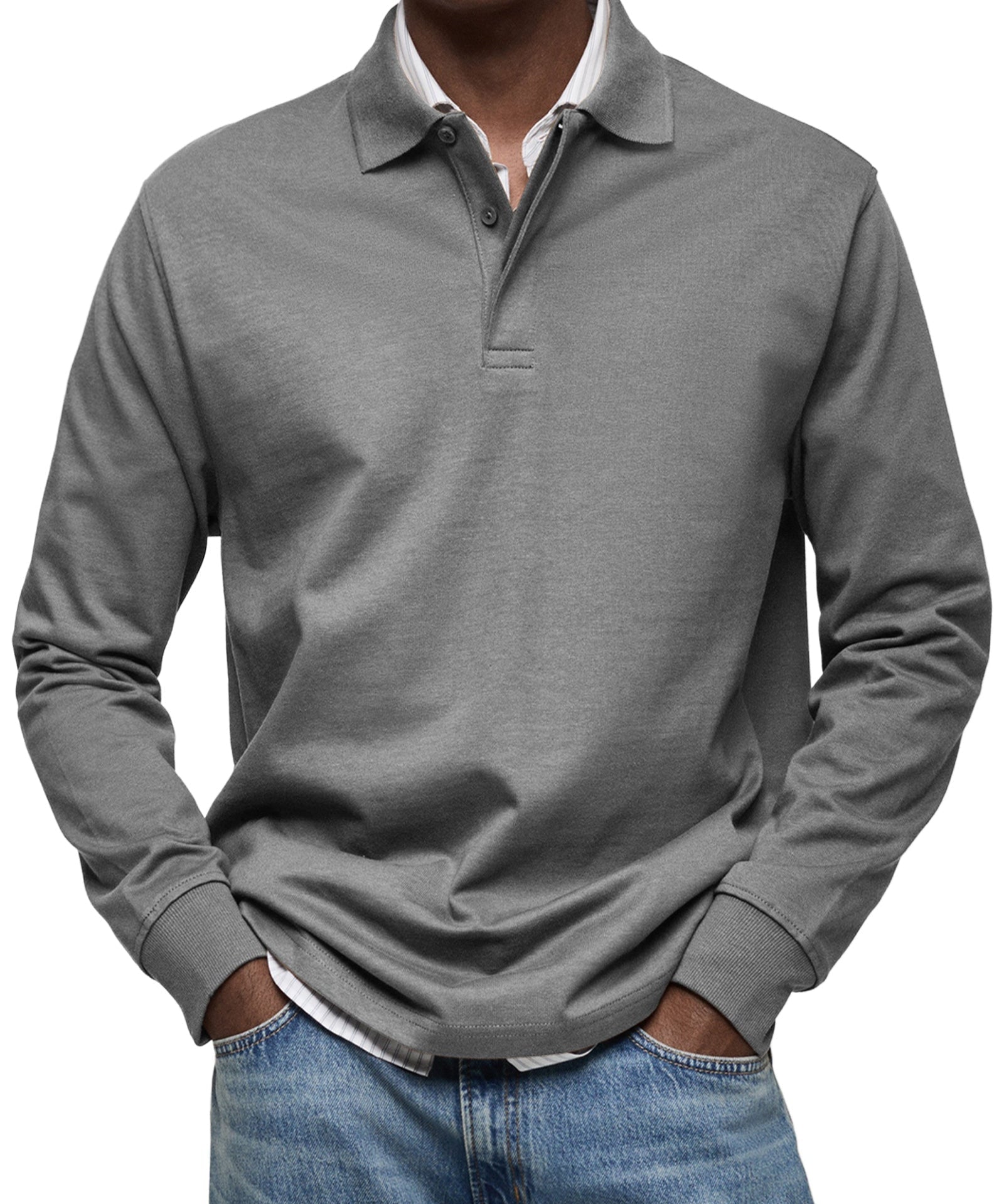 Matyáš – Polo Luxuoso com Mangas Longas