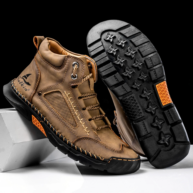 Marek – St. Moritz Botas de Couro de Cano Alto