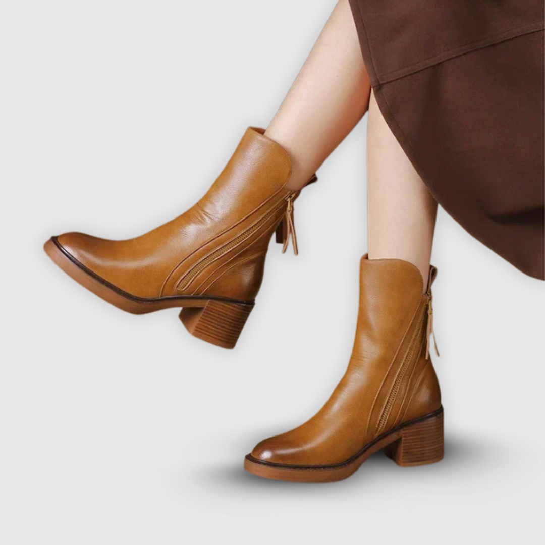 Grazia – Botas de tornozelo com salto