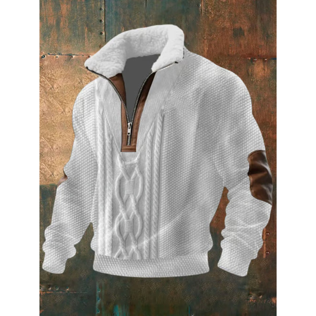 Václav - Sweater com gola forrada a pele