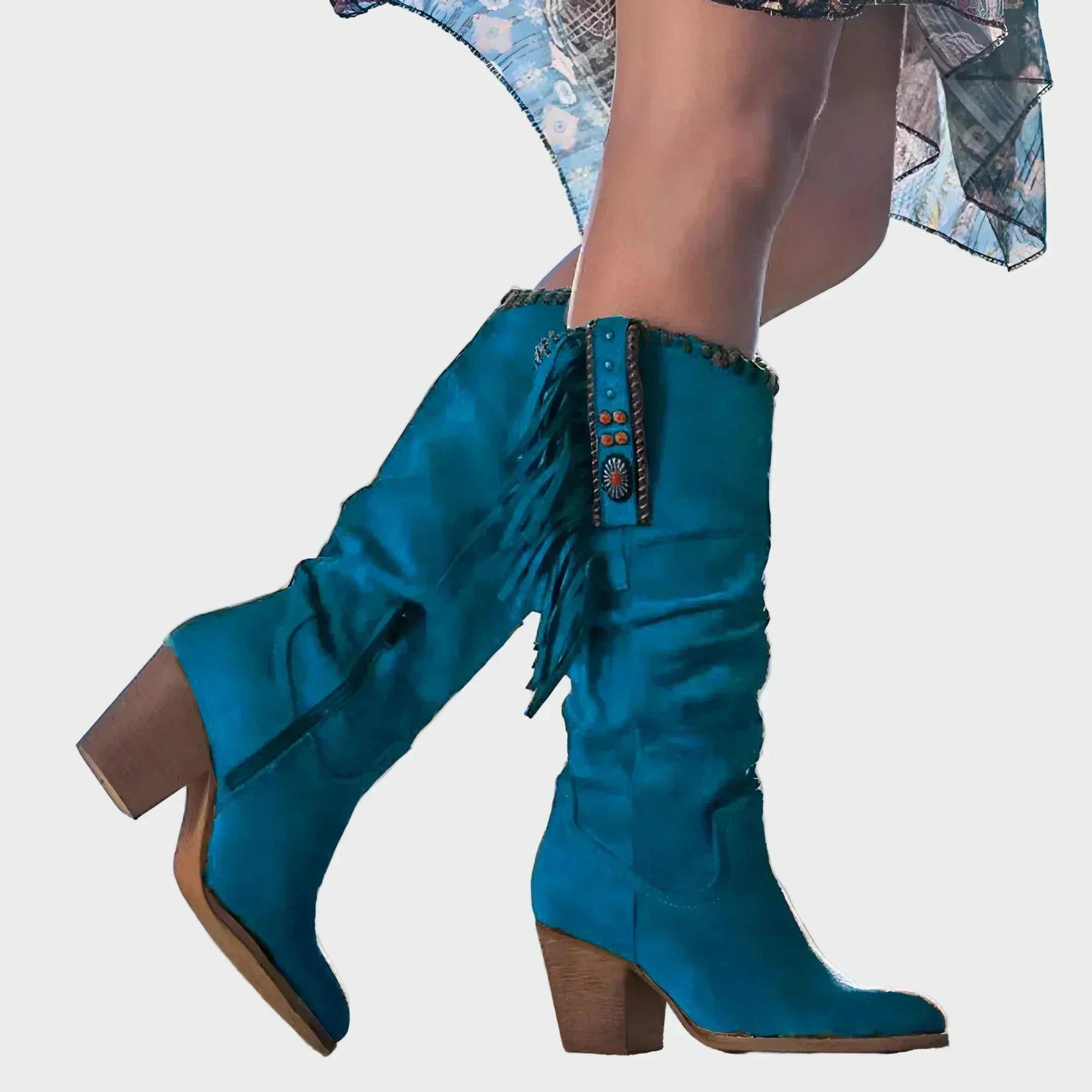 Botas de couro confortáveis