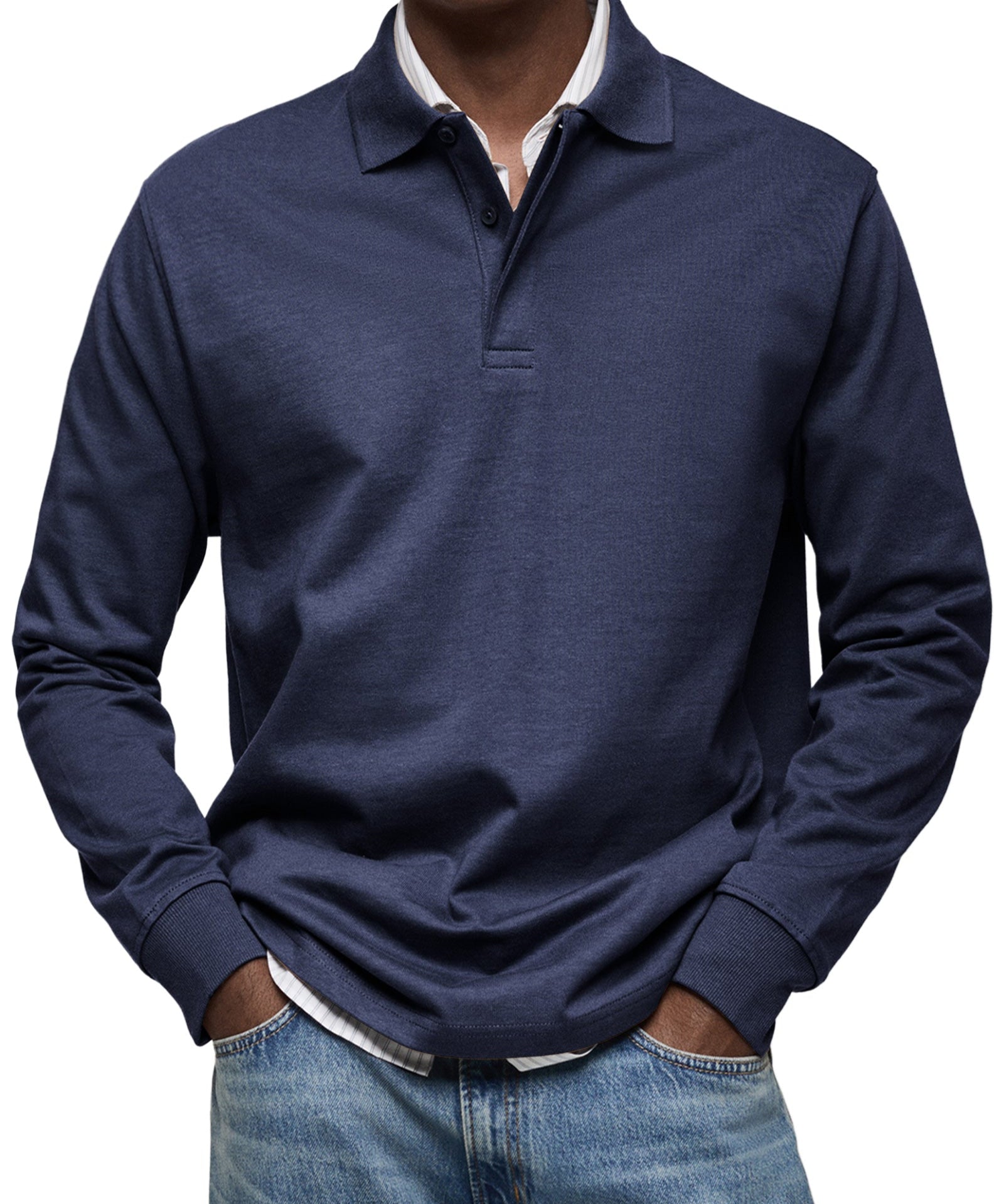 Matyáš – Polo Luxuoso com Mangas Longas