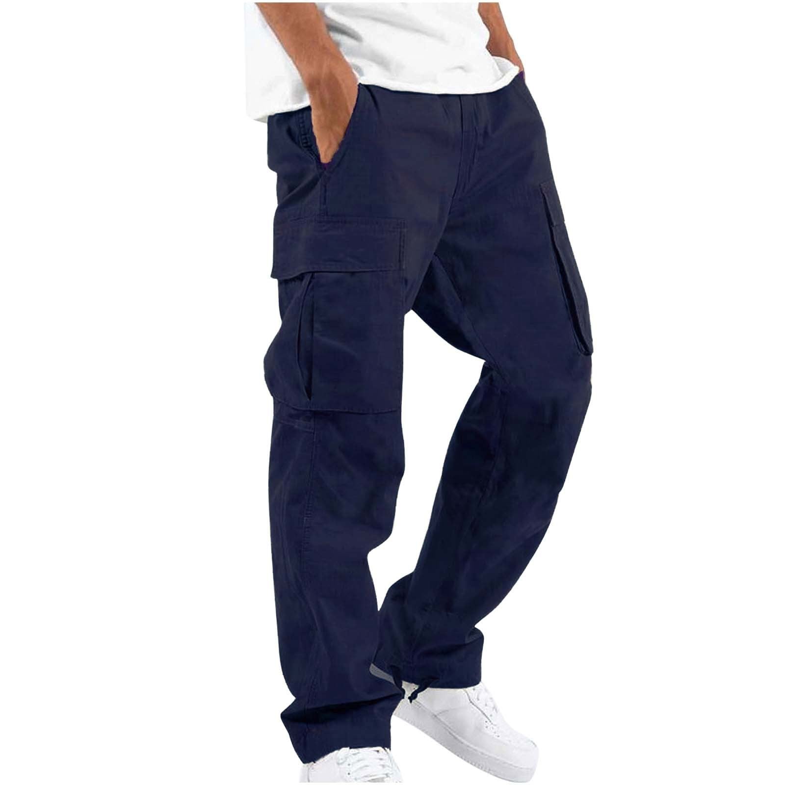 Tomáš – Calças Cargo Masculinas com Corte Largo – Calças Casuais e de Trabalho