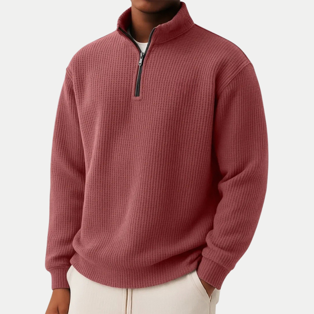 Martin – Sweater de Malha Atemporal com Zíper