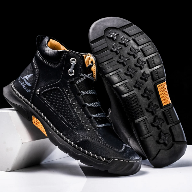 Marek – St. Moritz Botas de Couro de Cano Alto