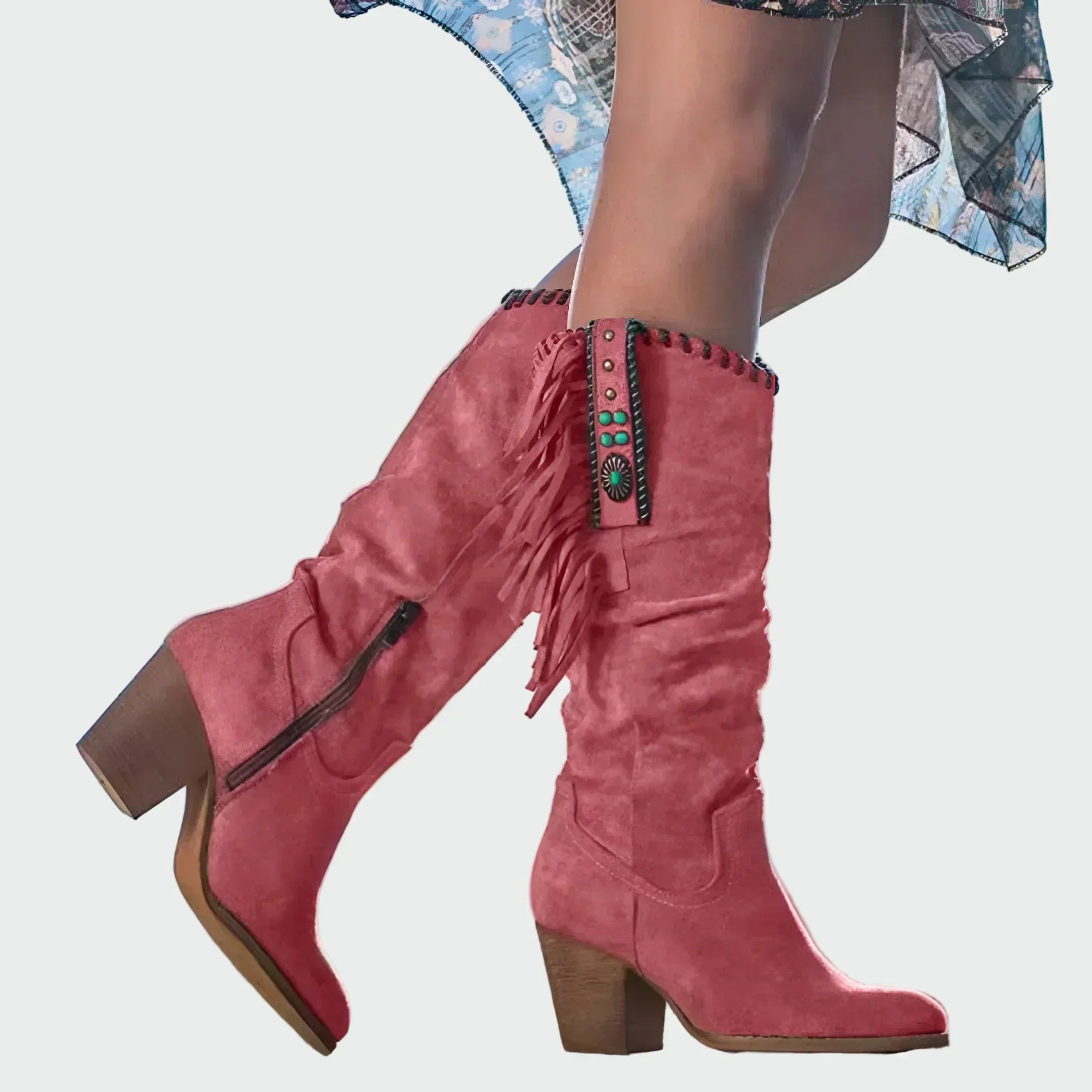 Botas de couro confortáveis