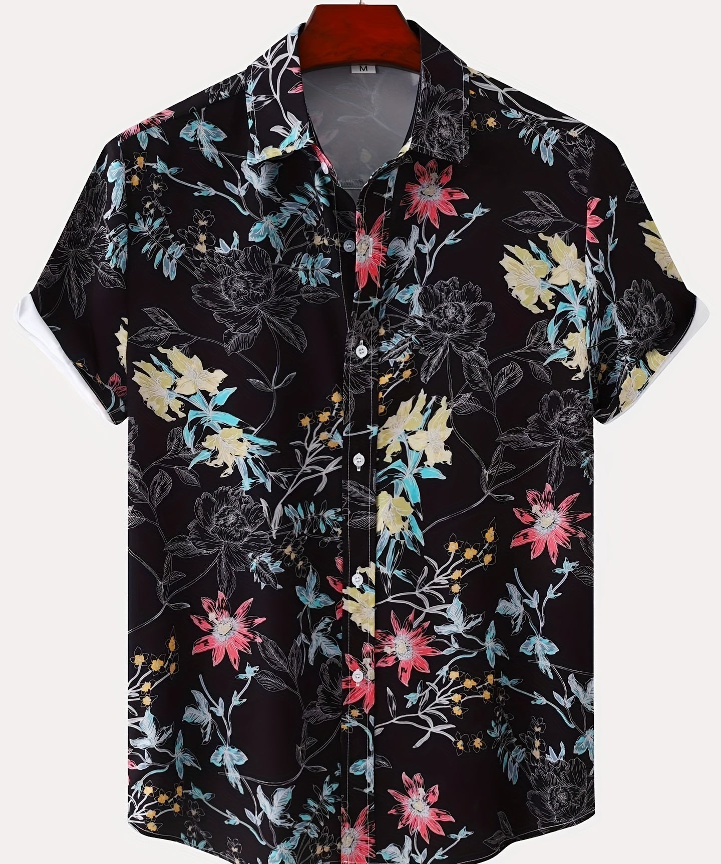 Matěj – Camisa Masculina com Padrão Floral