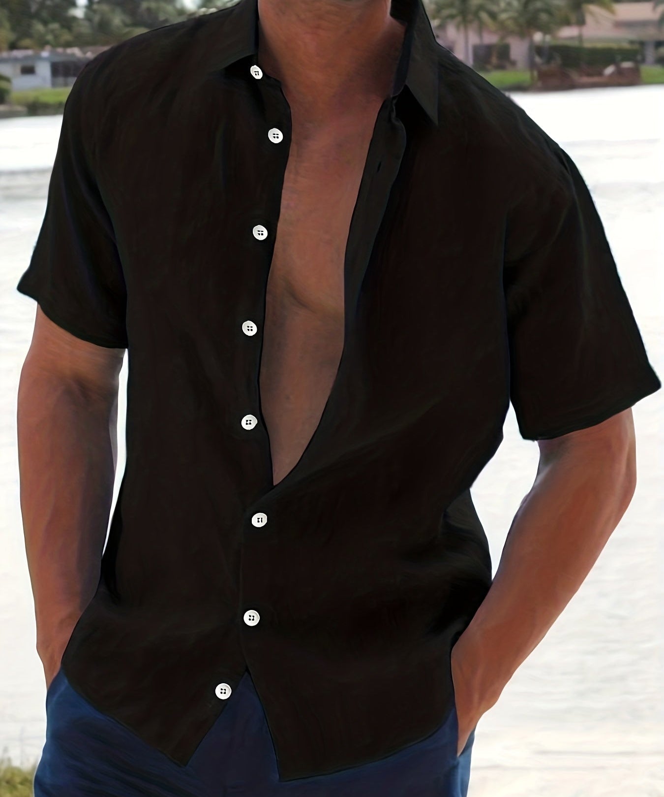 Tomáš – Camisa de Manga Curta para Homens