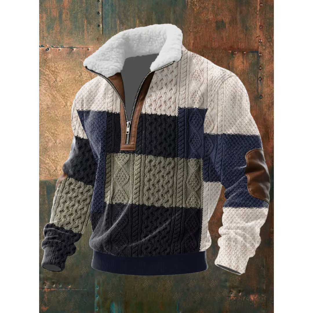 Václav - Sweater com gola forrada a pele