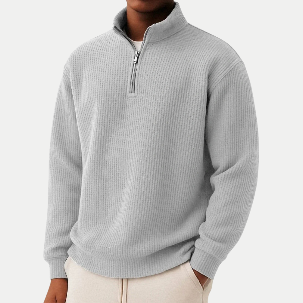 Martin – Sweater de Malha Atemporal com Zíper