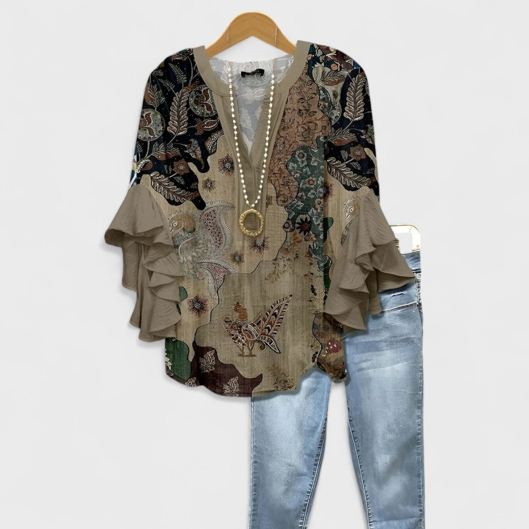 Elisabet - Blusa Casual de Verão