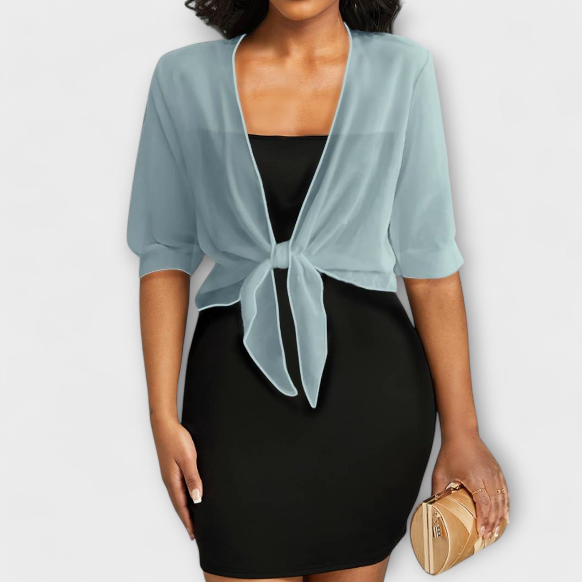 Olivia - Blusa com frente aberta