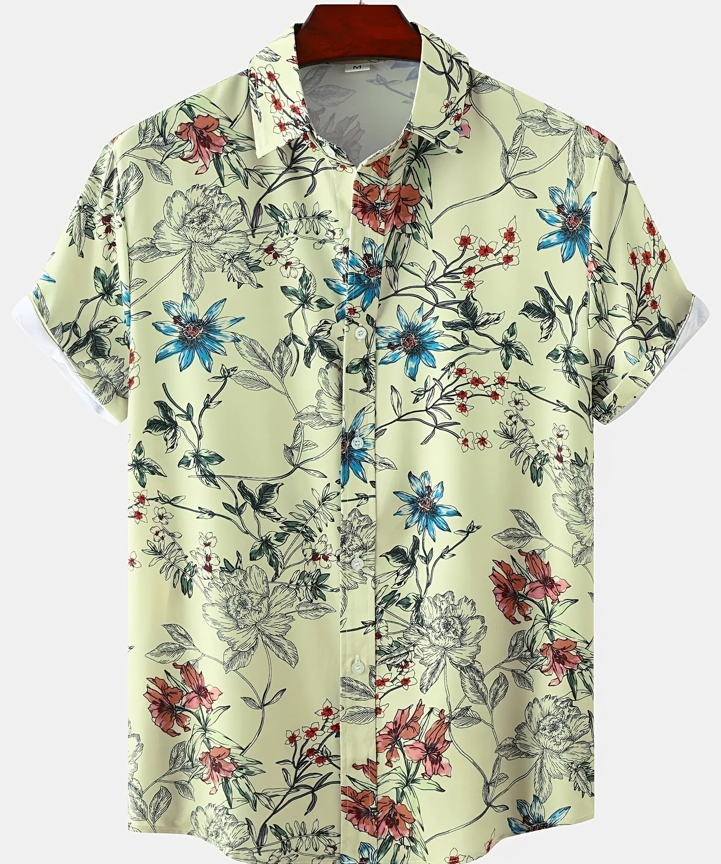 Matěj – Camisa Masculina com Padrão Floral