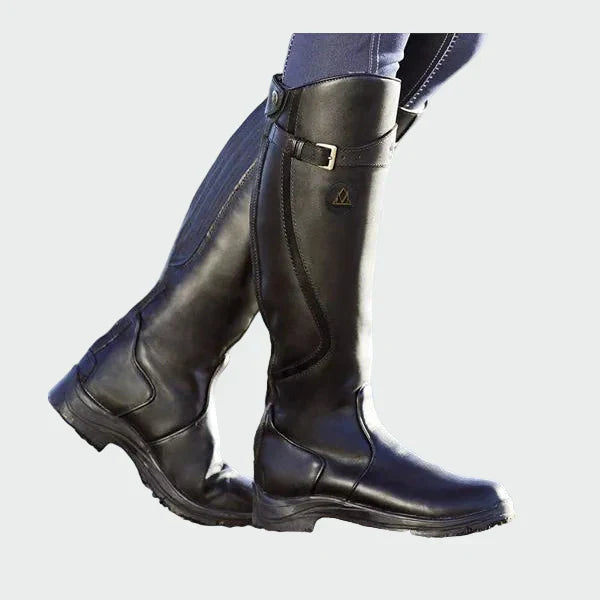 Adéla – Botas de Couro Ortopédicas Premium