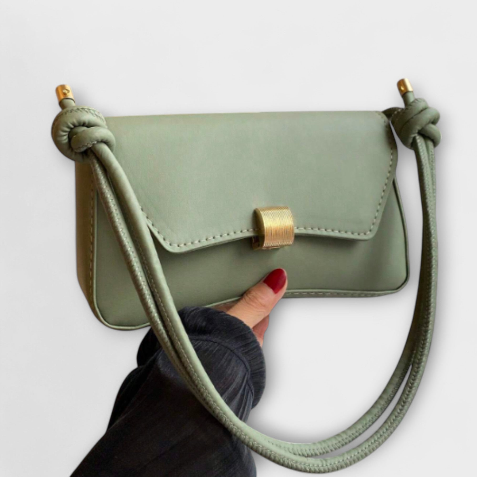 Cécile. - Bolsa Vintage com Aba
