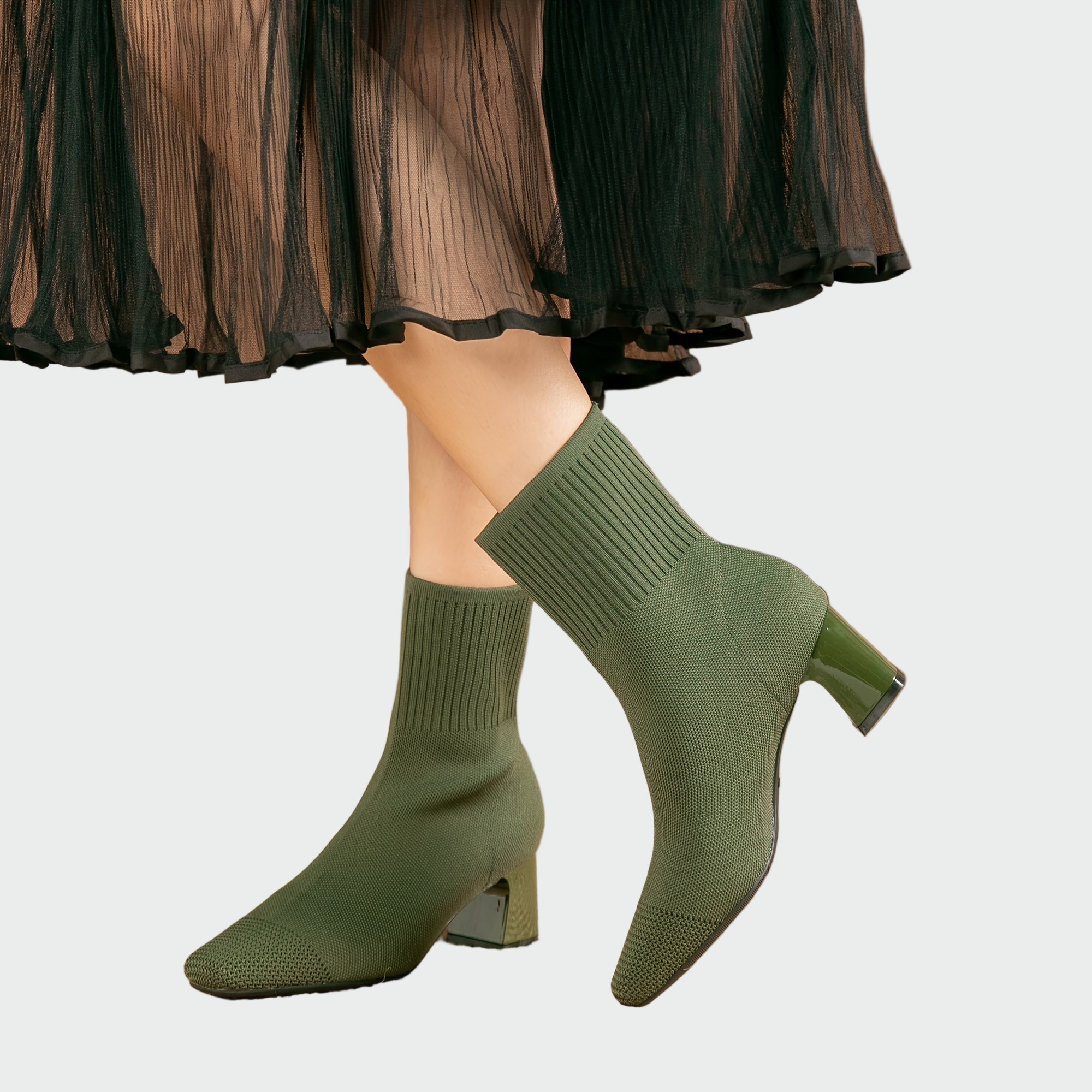 Sapatos ortopédicos tricotados