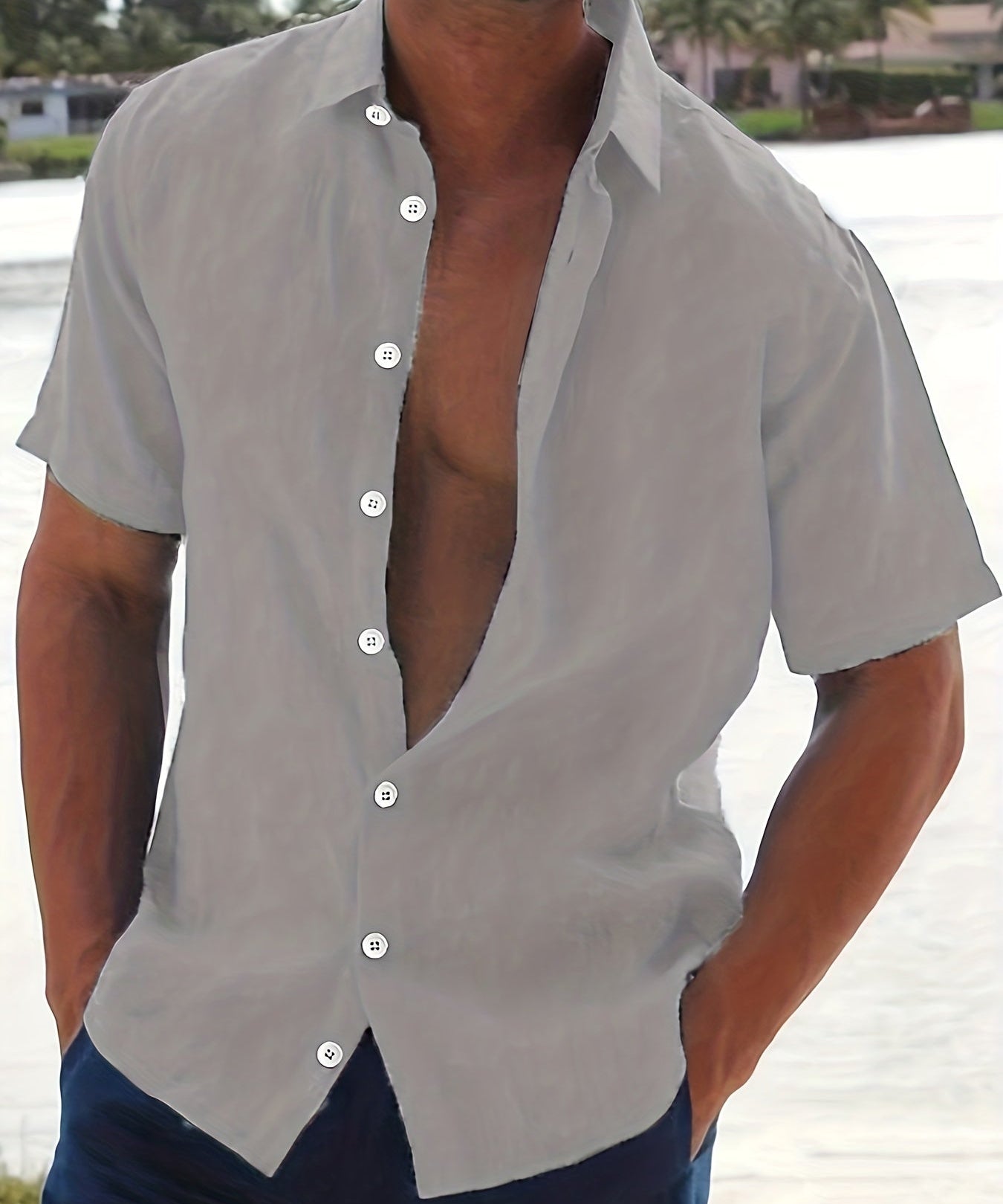 Tomáš – Camisa de Manga Curta para Homens