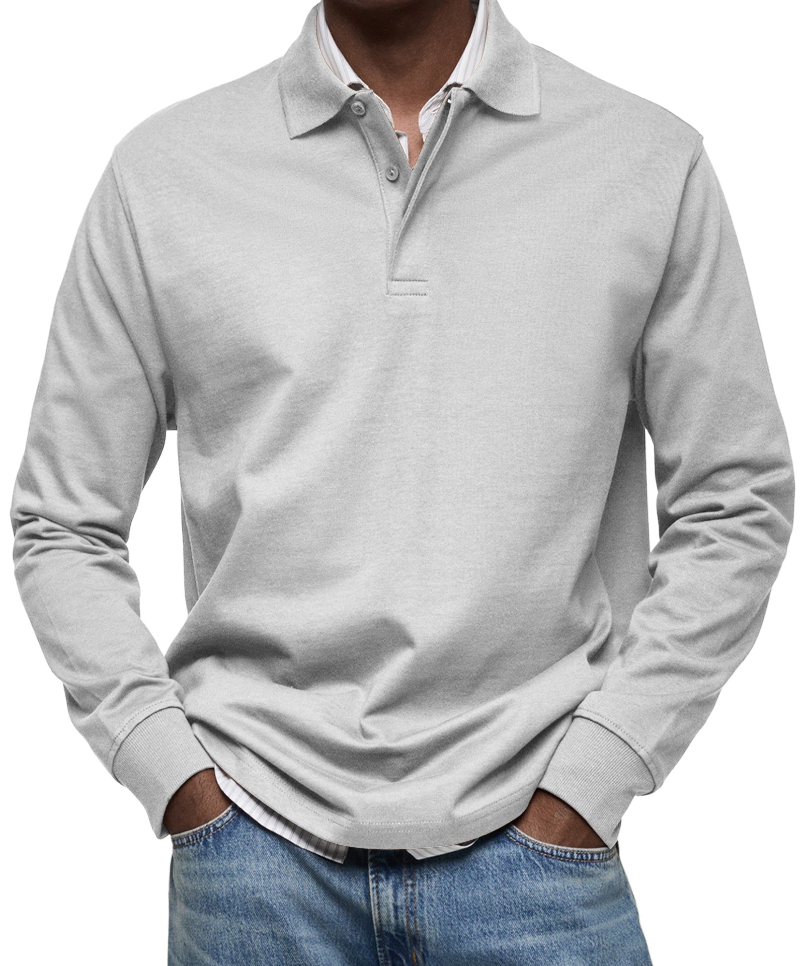 Matyáš – Polo Luxuoso com Mangas Longas