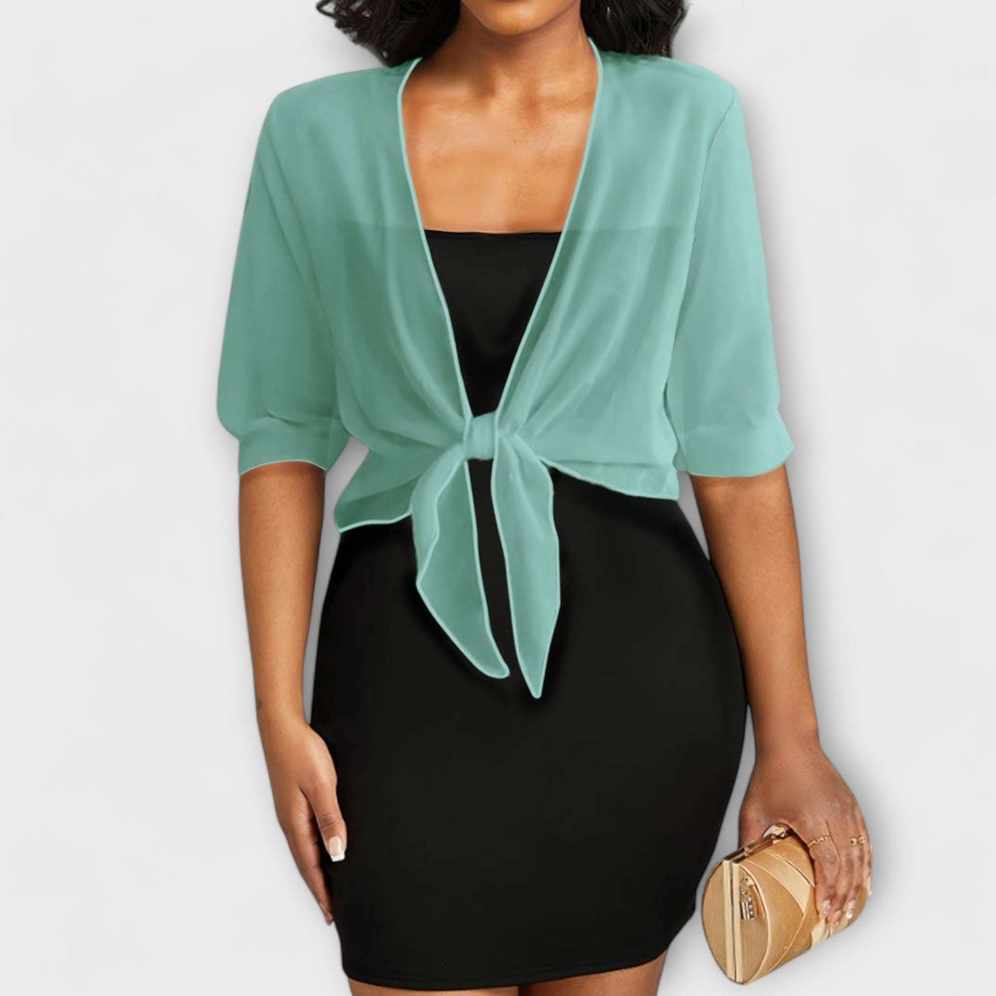 Olivia - Blusa com frente aberta