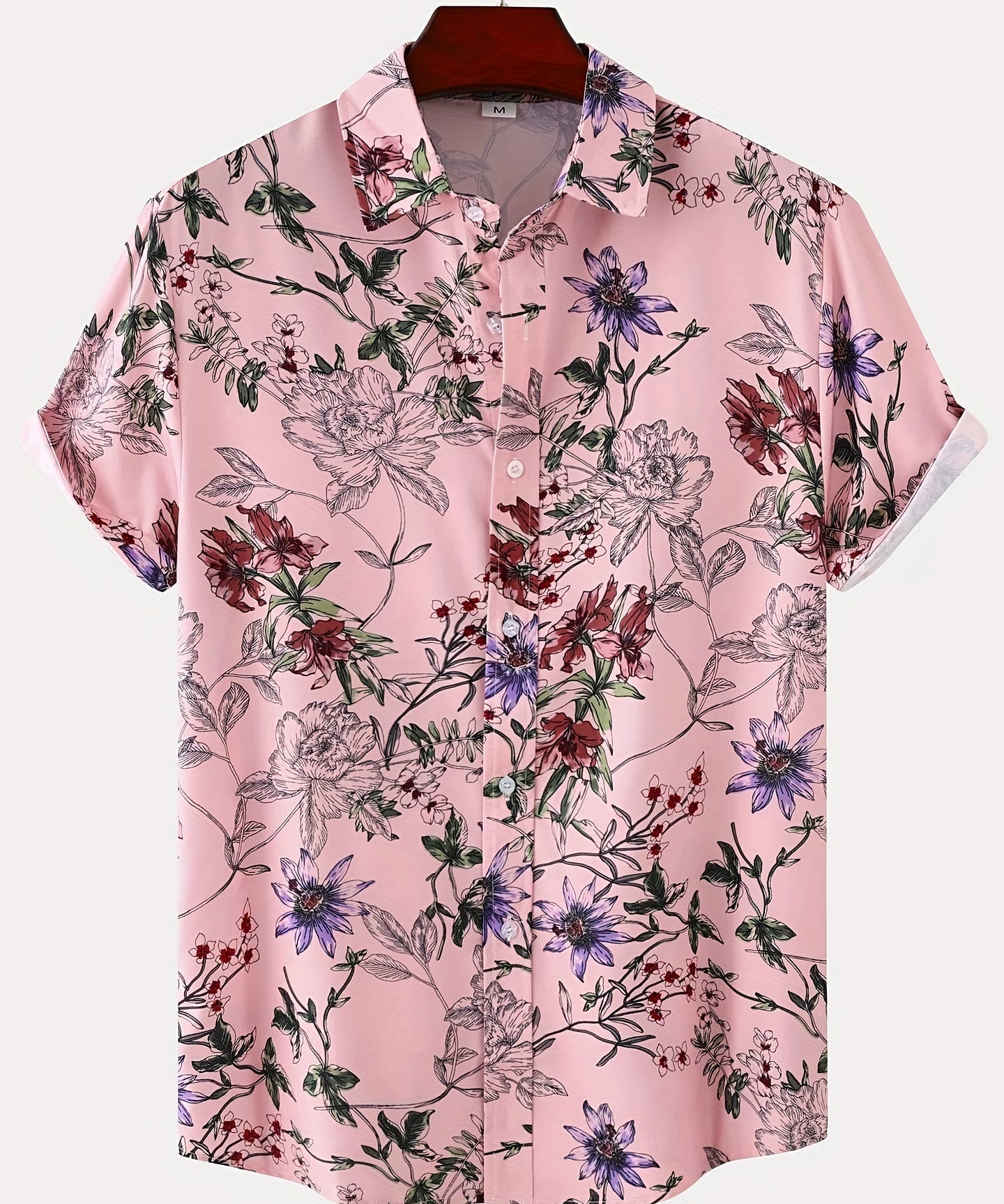 Matěj – Camisa Masculina com Padrão Floral