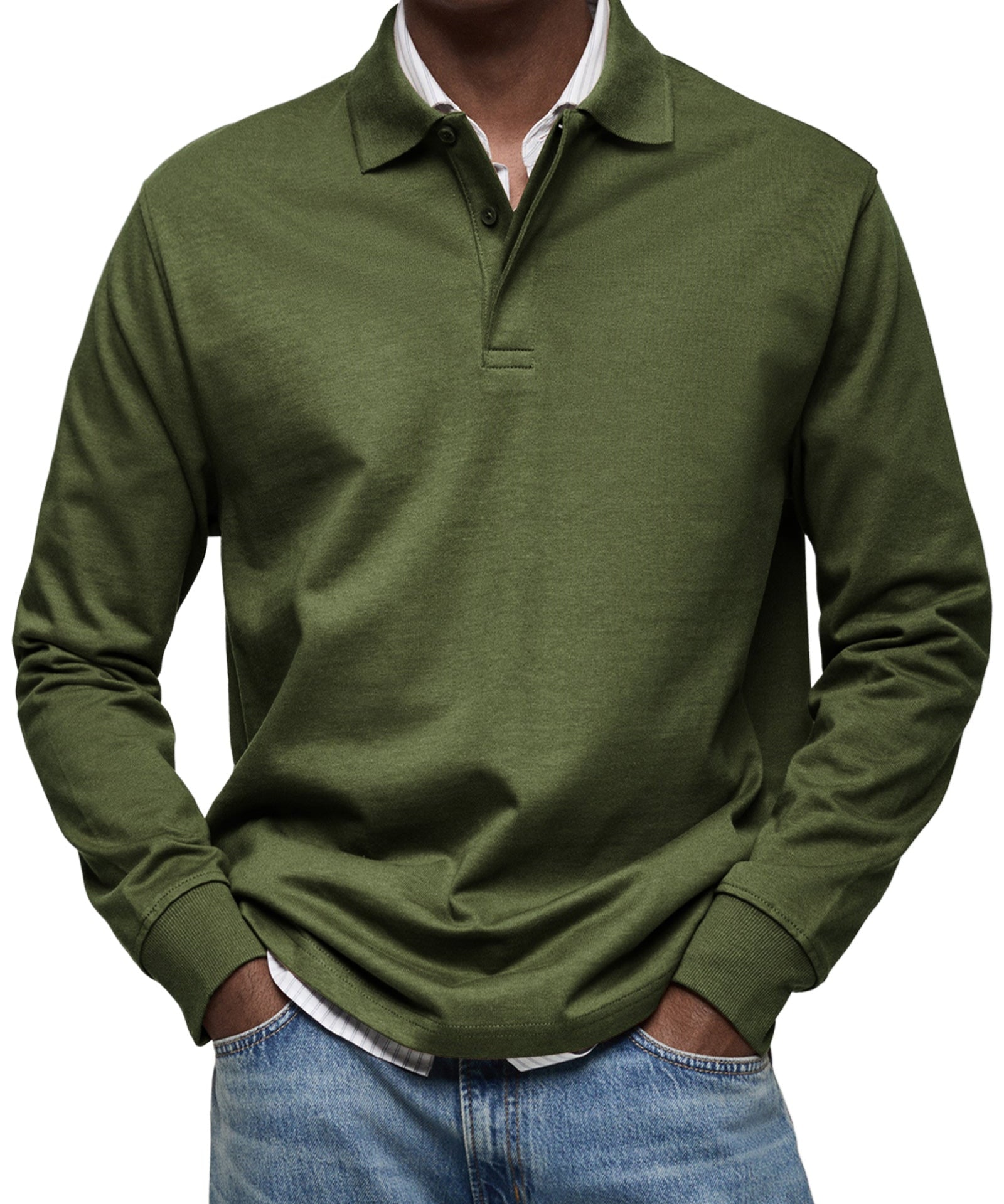 Matyáš – Polo Luxuoso com Mangas Longas