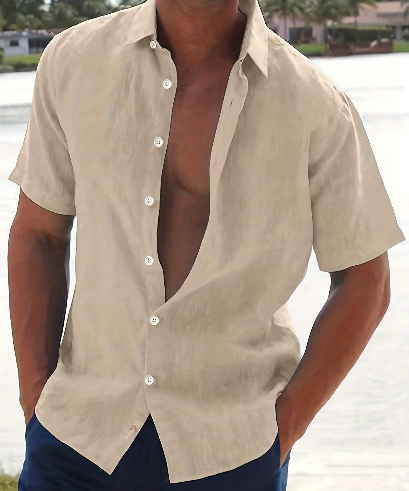 Tomáš – Camisa de Manga Curta para Homens