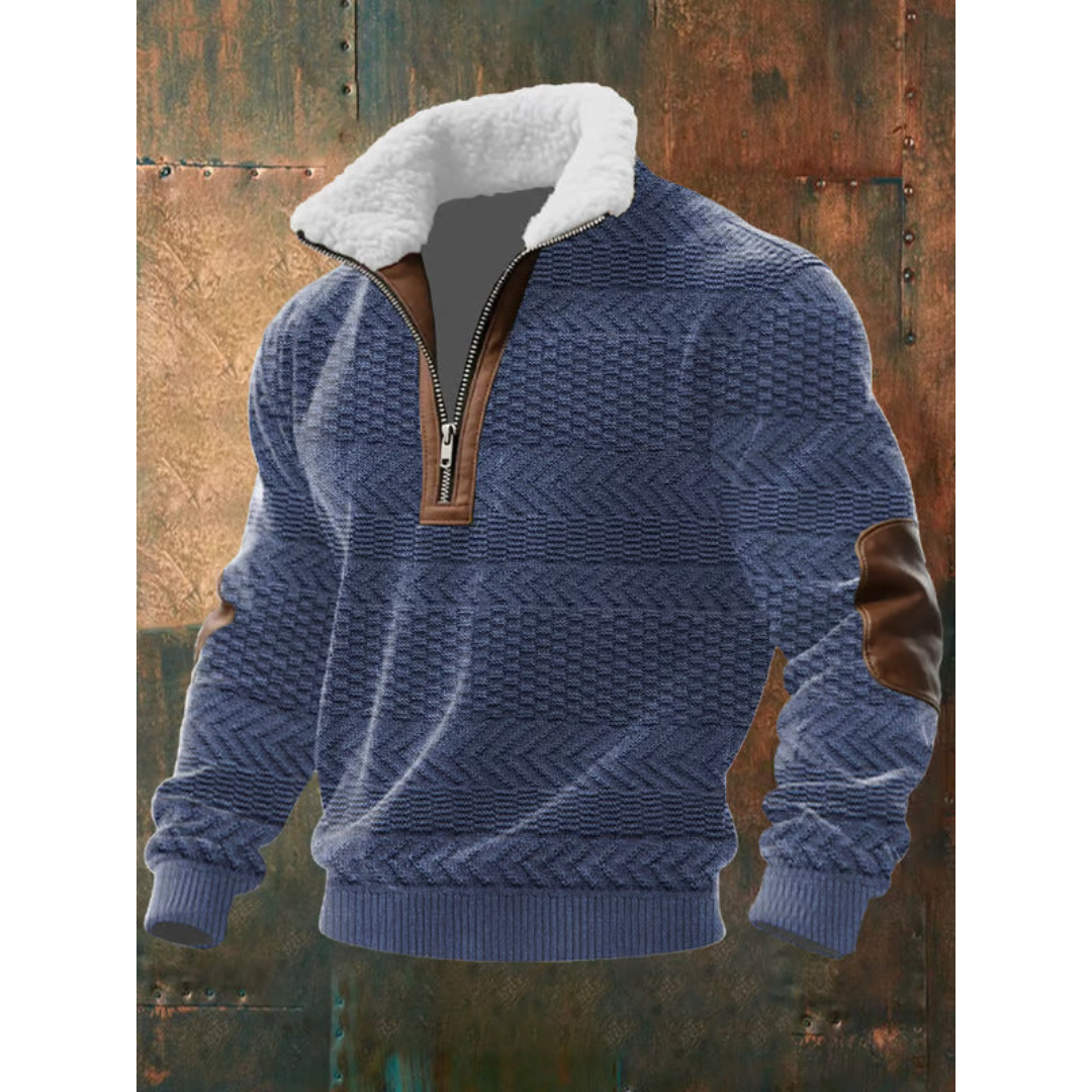 Václav - Sweater com gola forrada a pele