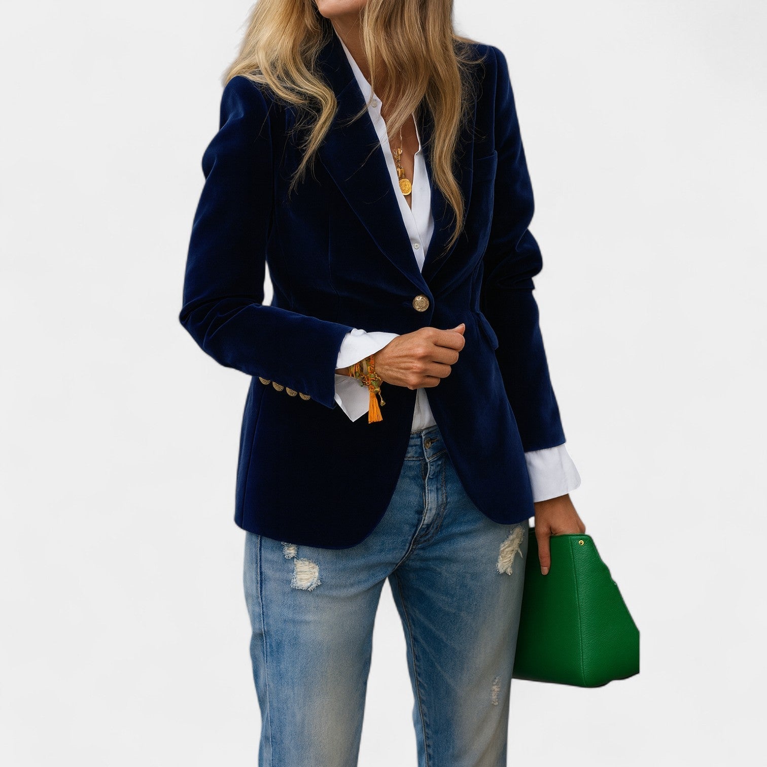 Andrea – Blazer de Veludo