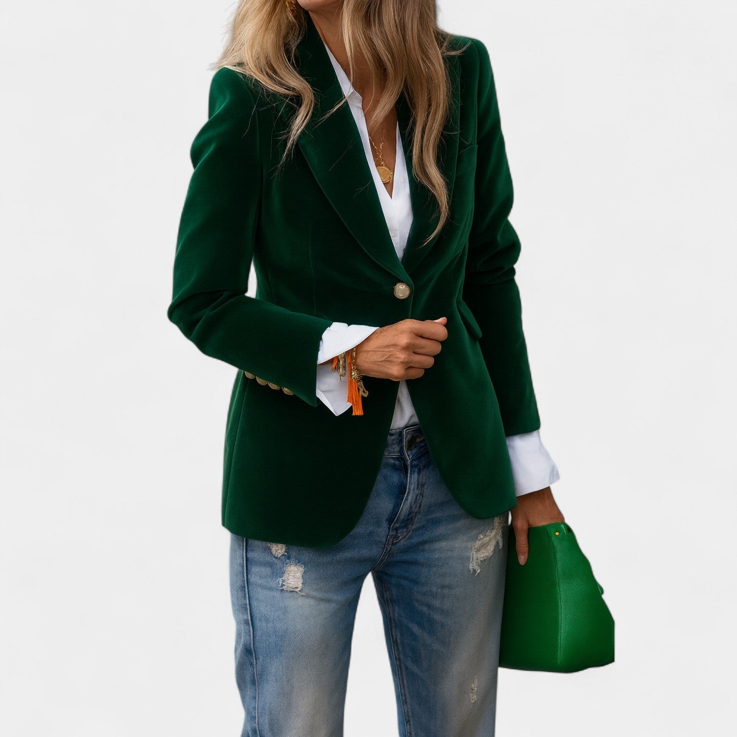 Andrea – Blazer de Veludo