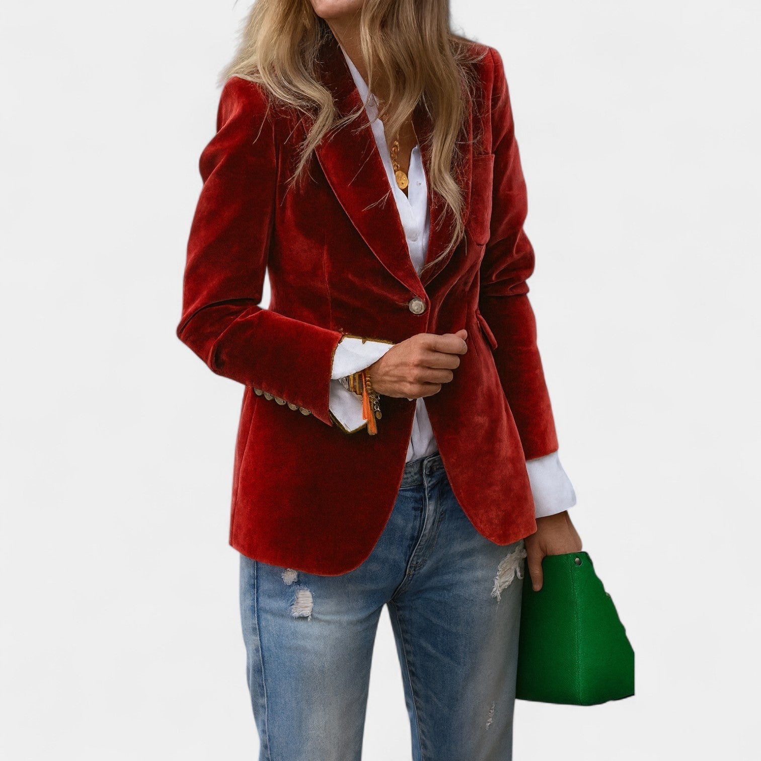 Andrea – Blazer de Veludo